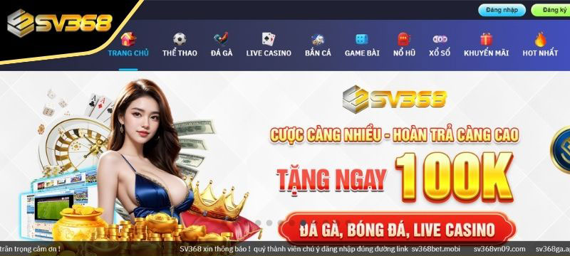 Về chúng tôi SV368 nền tảng trực tuyến hàng đầu Châu Á